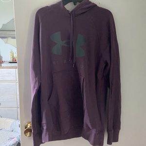 purple under armour hoodie